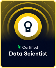 DataCamp Certified Data Scientist